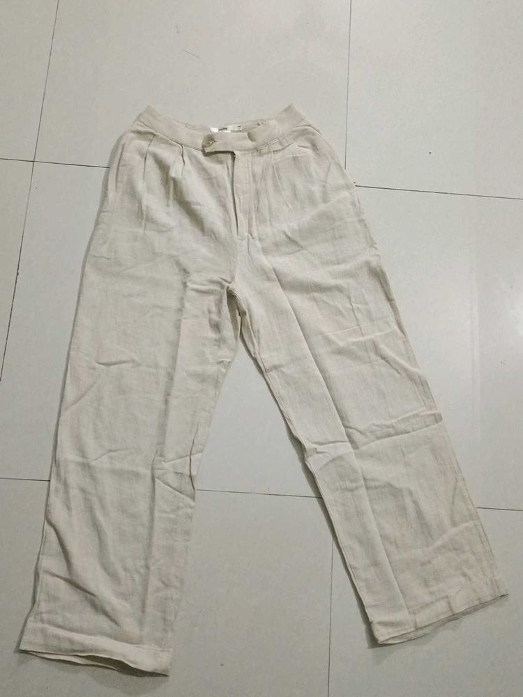Cream Trouser