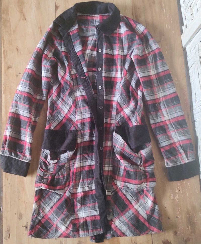 Long Checkerd Shirt ♥️