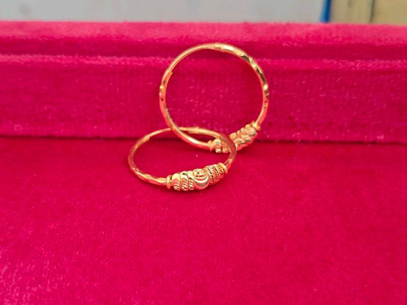 Real Holmark Huid Gold Earrings