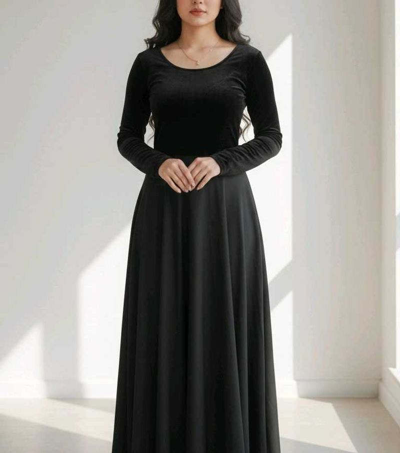 Elegant Black Maxi Dress