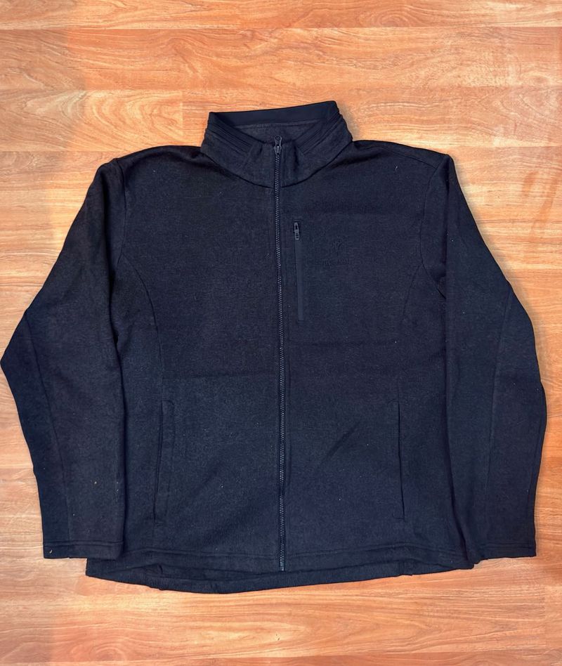 Men's Black Full-Zip Jacket