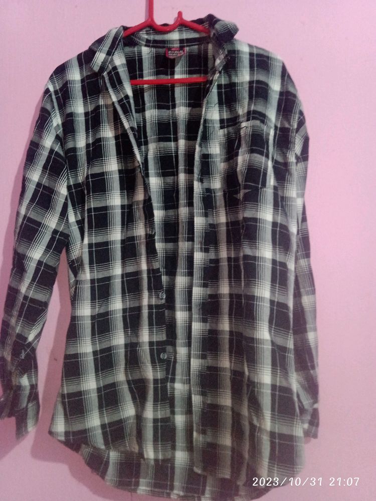 Shirt Black And White Check Trending...