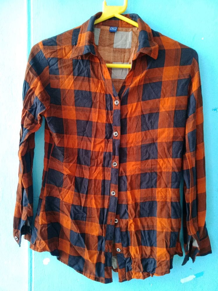 Women Checked Shirt