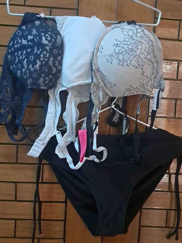 Combo Of Four Imported Fabric  Branded  Bra