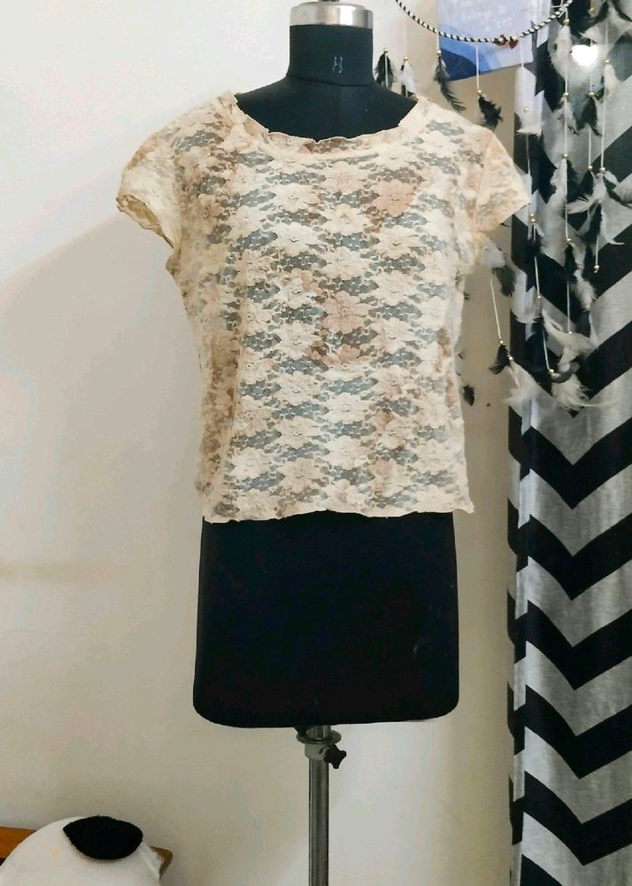 Plus Size Lace Top
