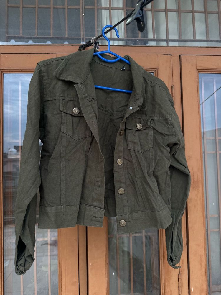 army green jacket