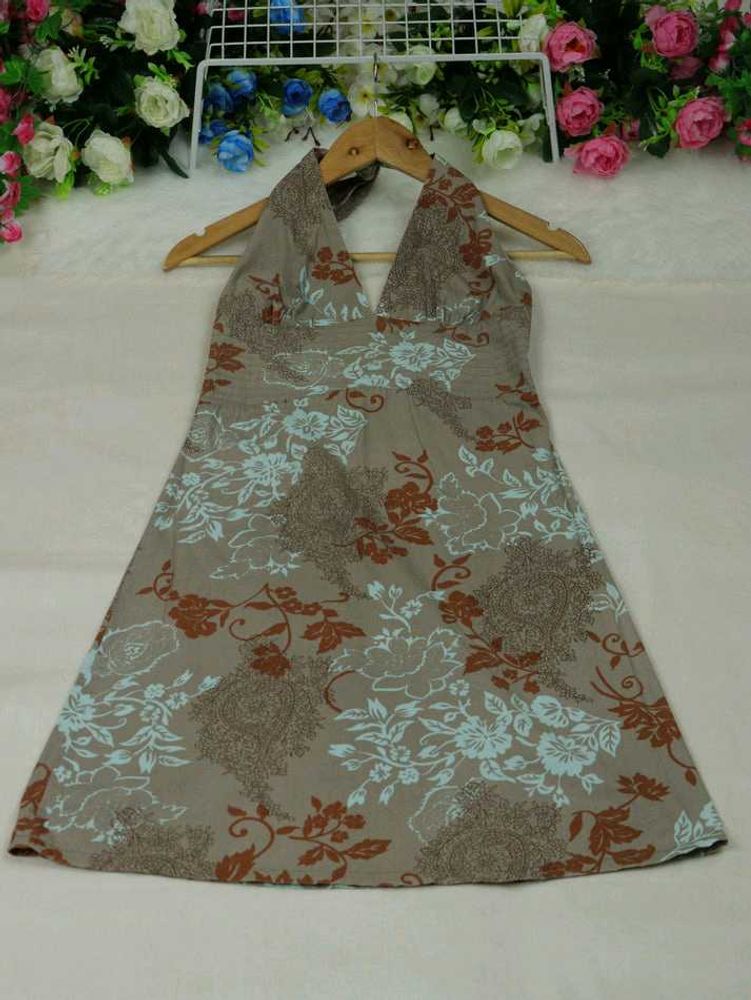 Floral Halter Dress