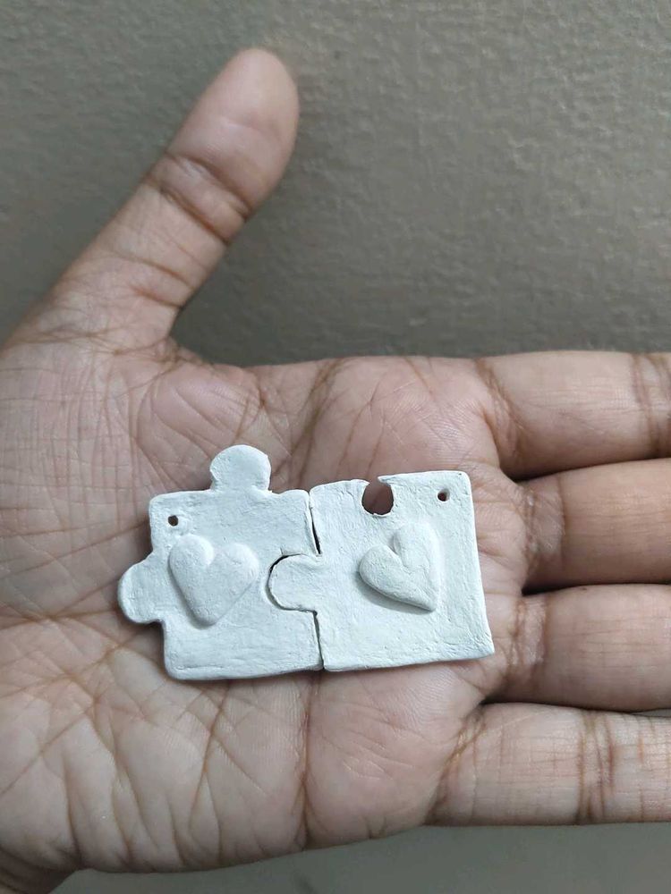 Puzzle Pair Keychain Set
