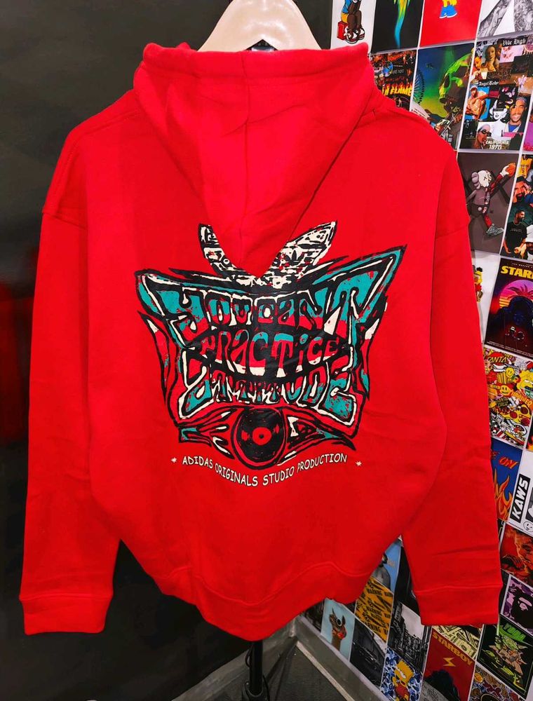 ADIDAS GRAPHIC PRINTED OVERSIZE HOODIE 🔥😎🔥