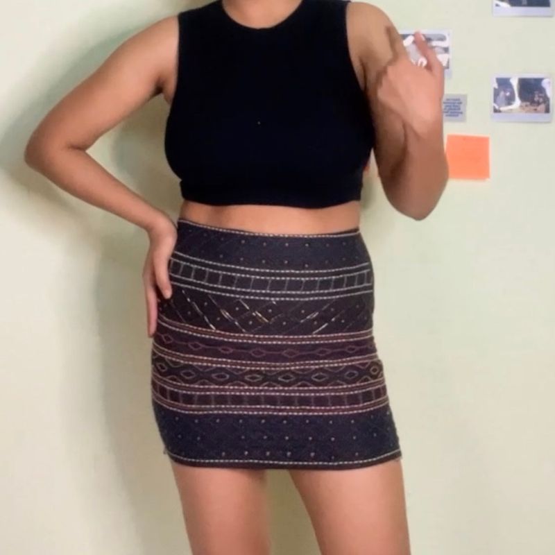 Mini Party Embroidery Skirt/ Small For Me That’s W