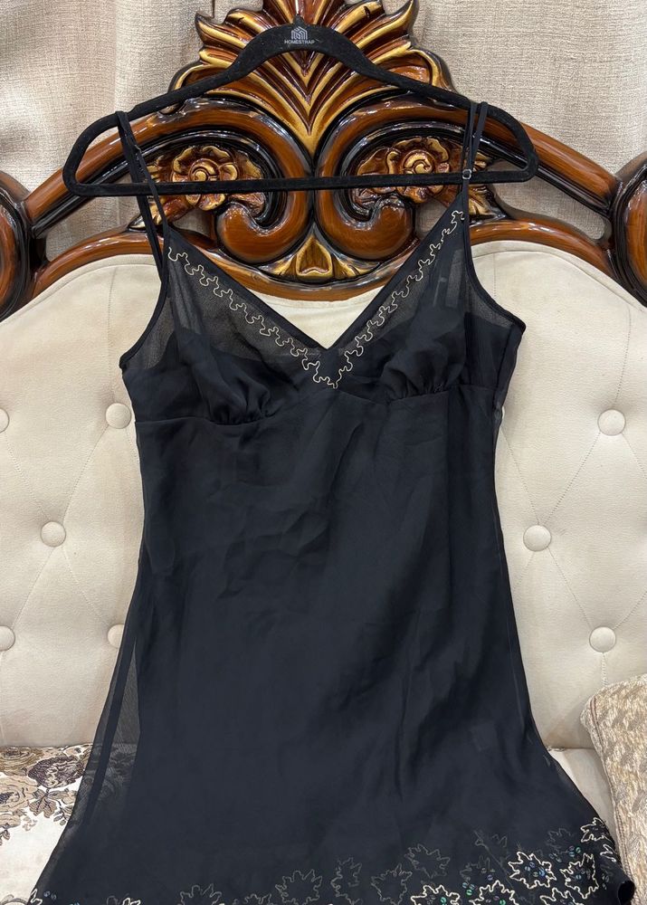 Black Cami Slip