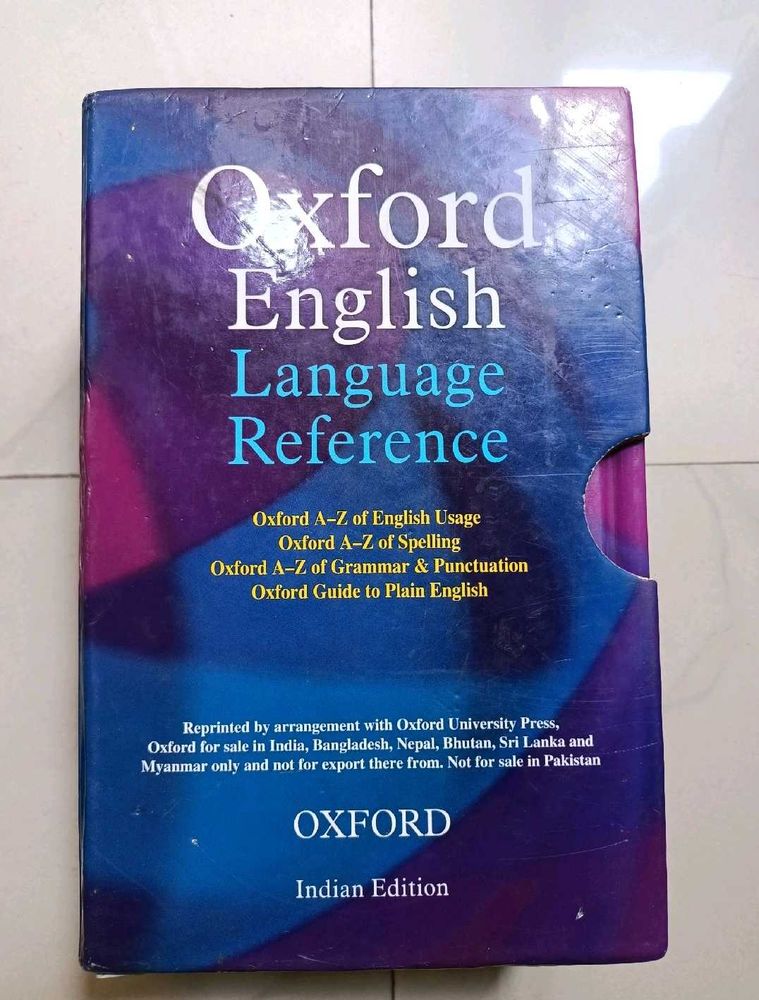 Oxford English language reference + dictionary