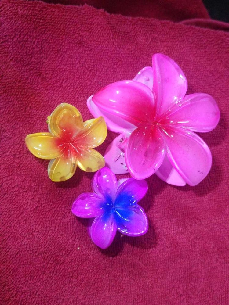 Flower Hair Clips