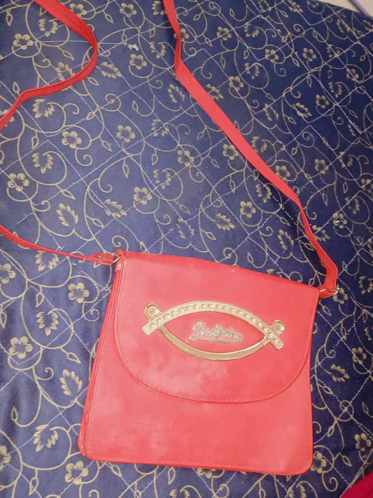 Red Crossbody Bag