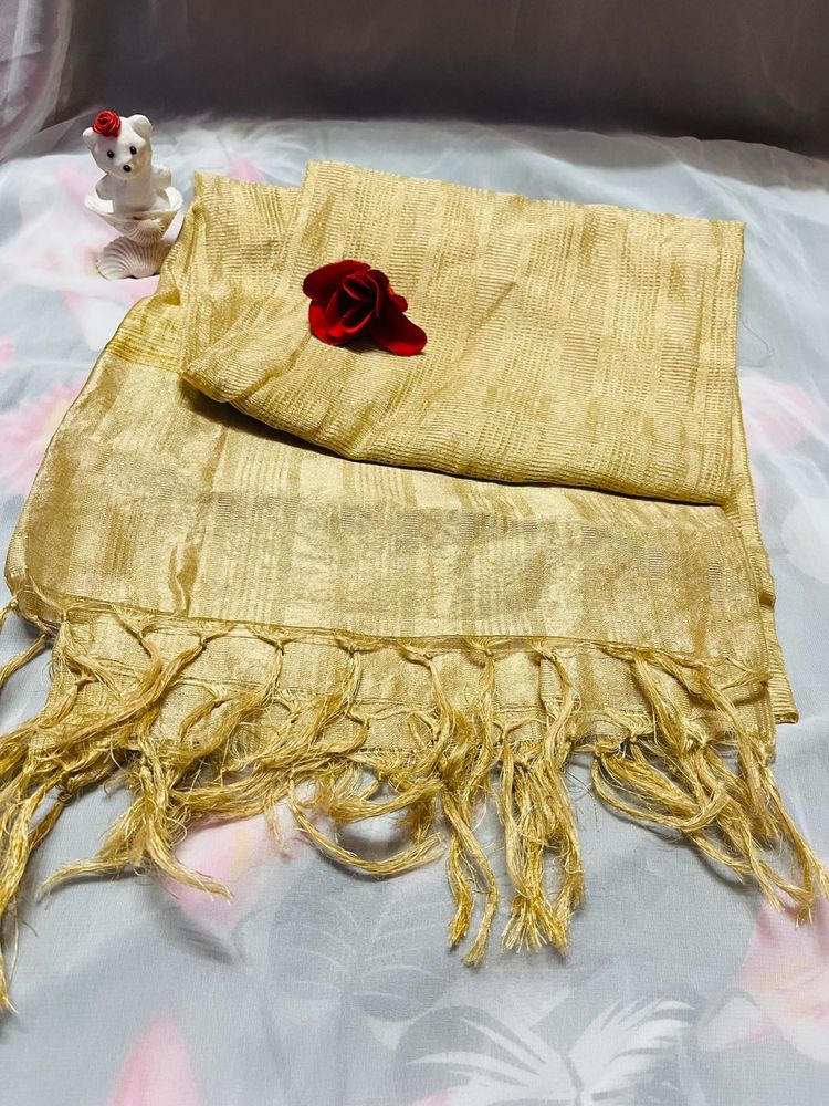 Elegant Gold Scarf