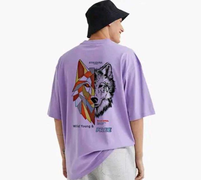 Graphic Wolf Tee - Wild Young &amp; Free