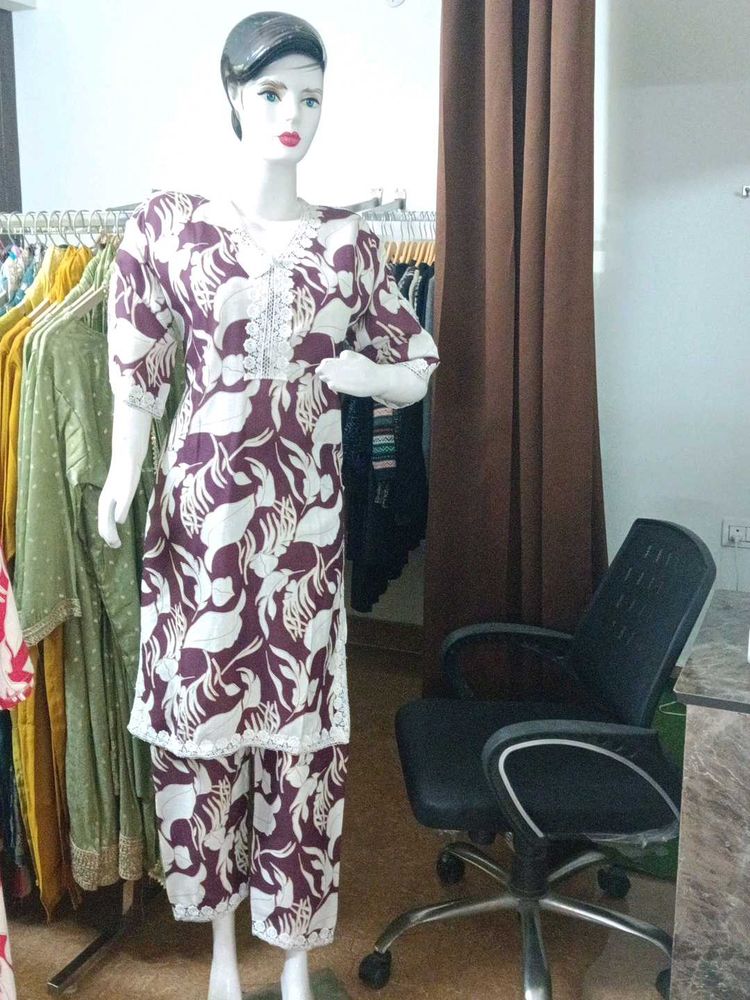 Lace Worked Coord Set