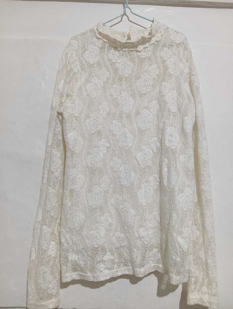 Elegant Stretchable Lace Top