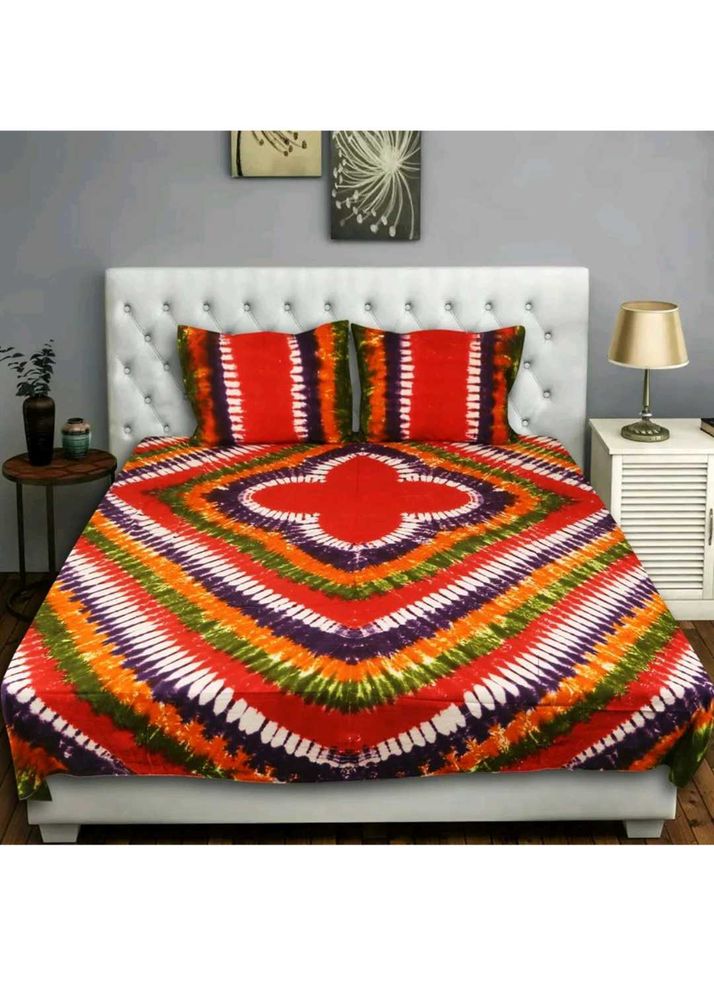 Colorful Tie-Dye Throw Blanket