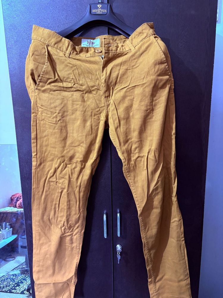 Mustard Casual Trousers