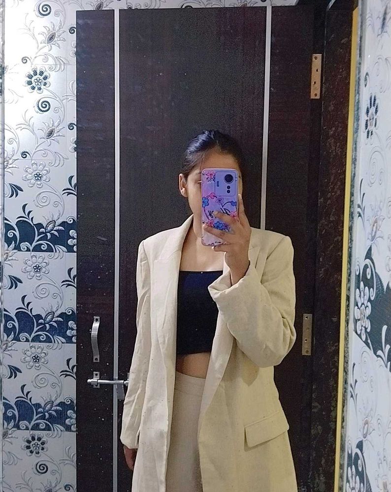 Beige Blazer &amp; Pant 🦄🌈