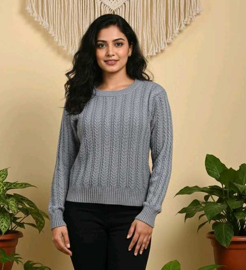 🎄Buy 1, Get 1 Free🎁Gray Knit Sweater