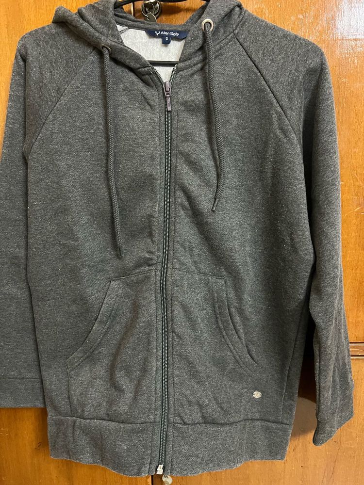 Grey Hoodie For Winter