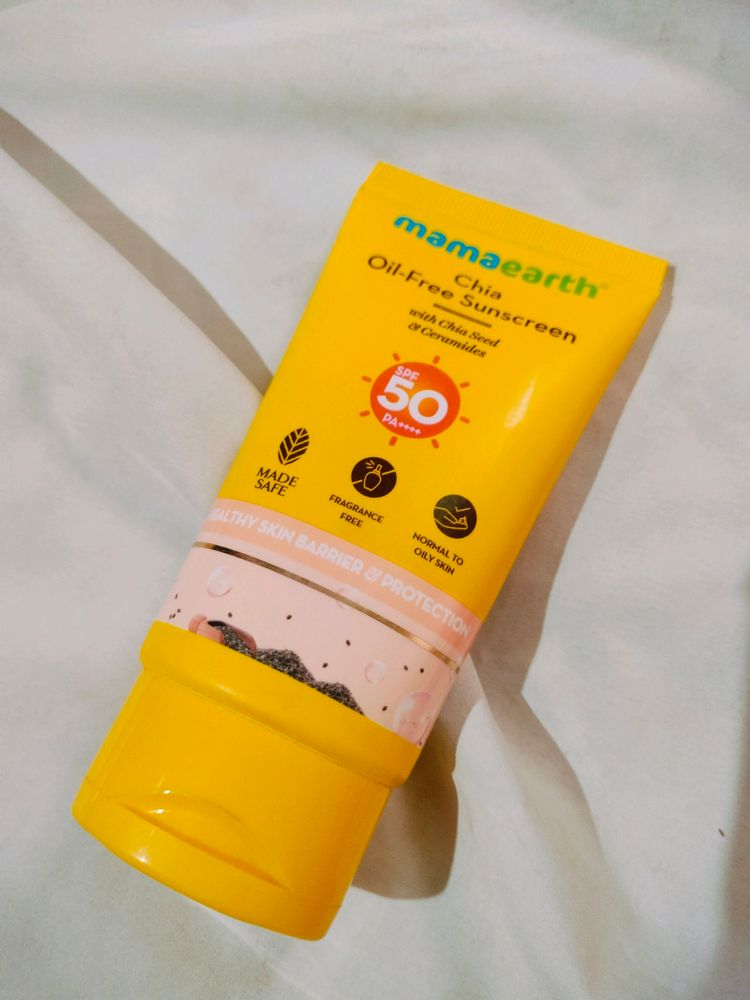 Mamaearth New Chia Oil Free Sunscreen For Oily Skin
