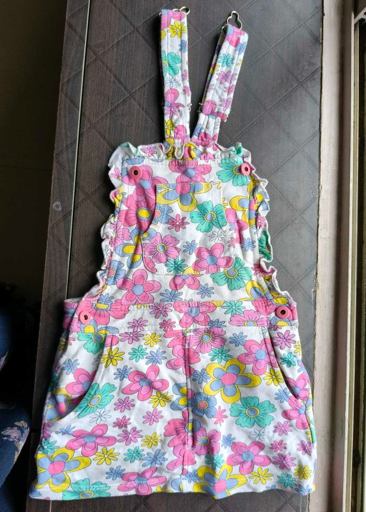 Floral Dungaree