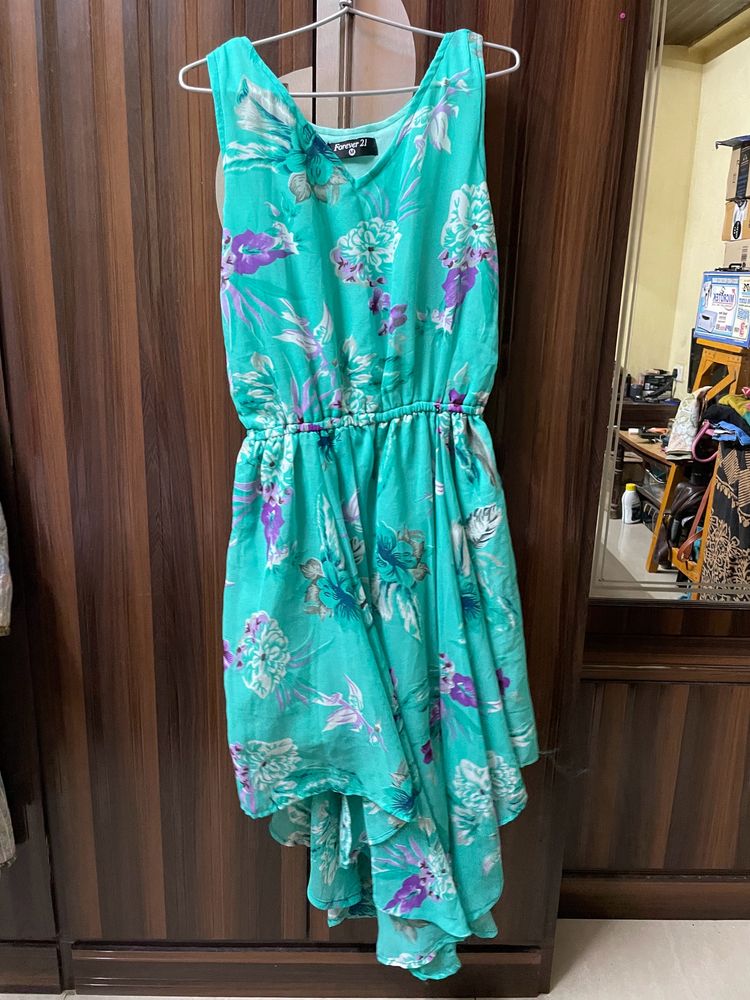 Clearance Sale Floral High Low Dress