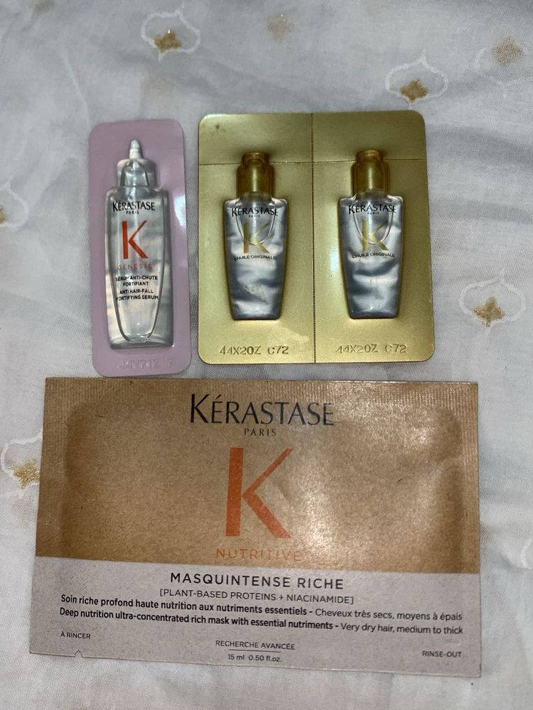 Kerastase Hair Mask &amp; Serum Samples
