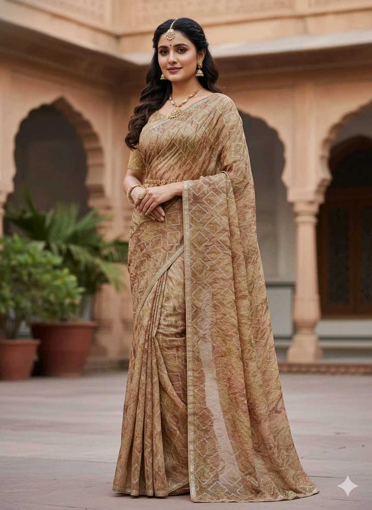 Elegant Printed Saree