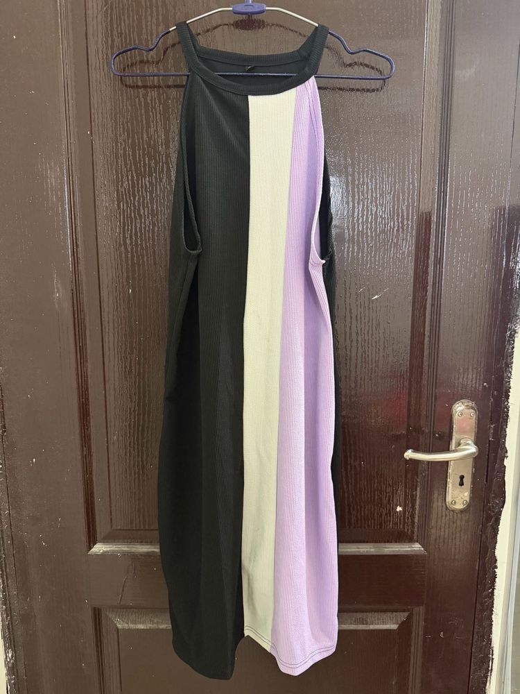 Colorblock Casual Dress