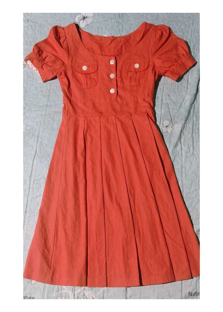 Korean Unused Wide Neck Maxi Dress