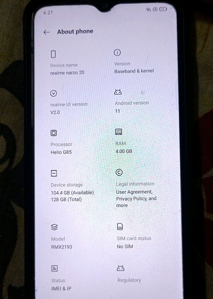 Realme Narzo 20