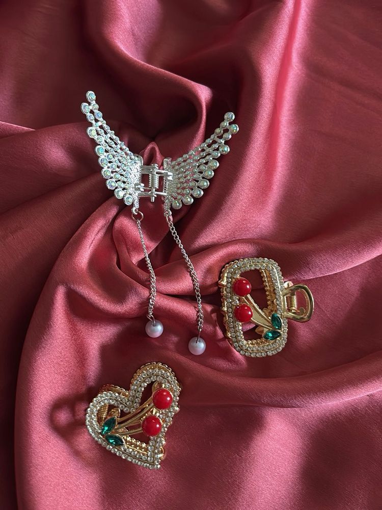 Elegant Hair clutchers (Set of 3)