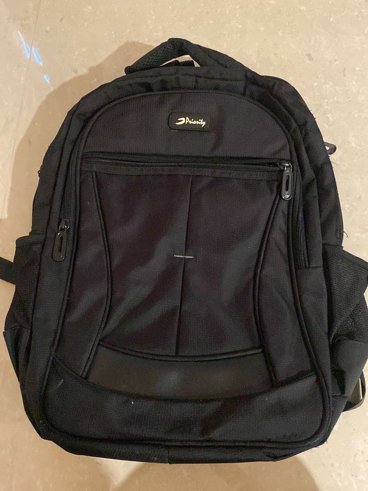 Priority Black Backpack