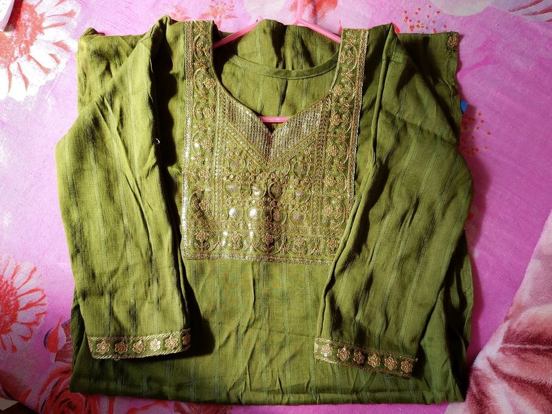 Olive Green Kurti