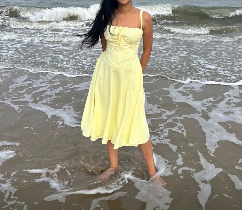 IT Girl Women Yellow Summer Dress