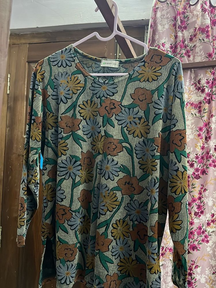 Floral Long Sleeve Top