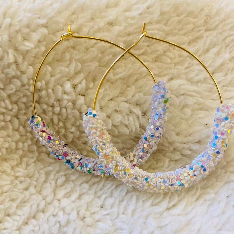 Combo Of 2 Chunky Hoop Earrings