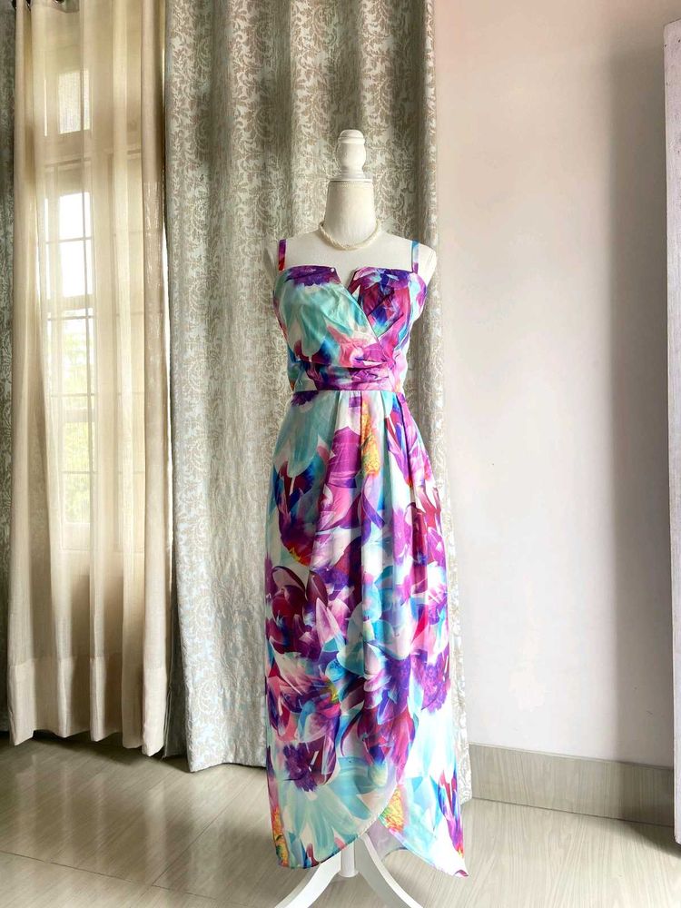 Floral Print Maxi Dress