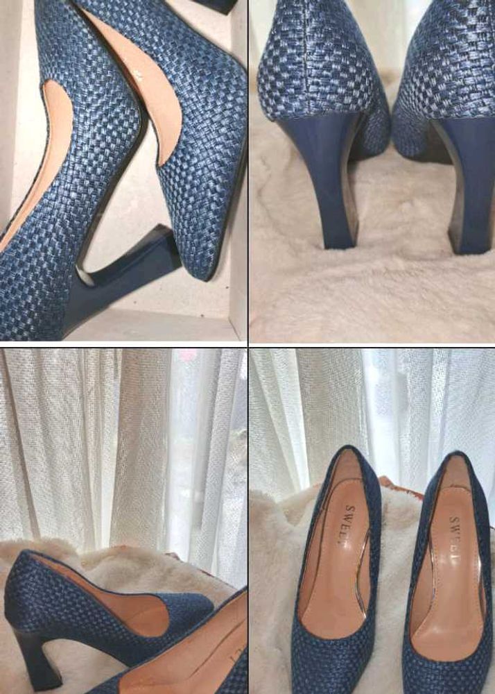 Stylish Blue Heels
