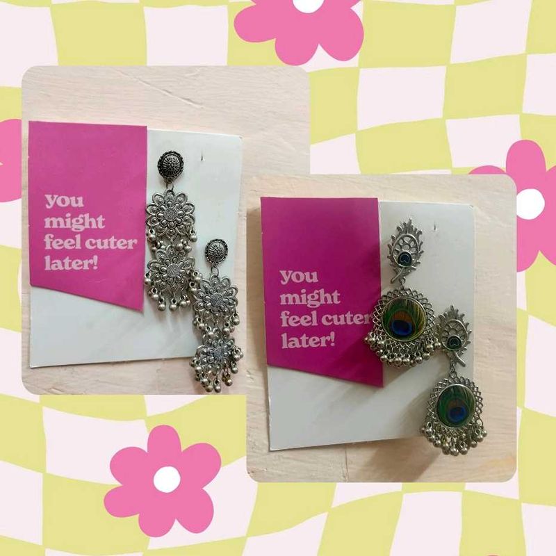 Combo Oxidised Earrings