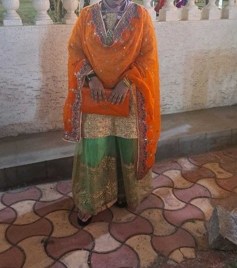 Nude Color Kurti With Plazzo