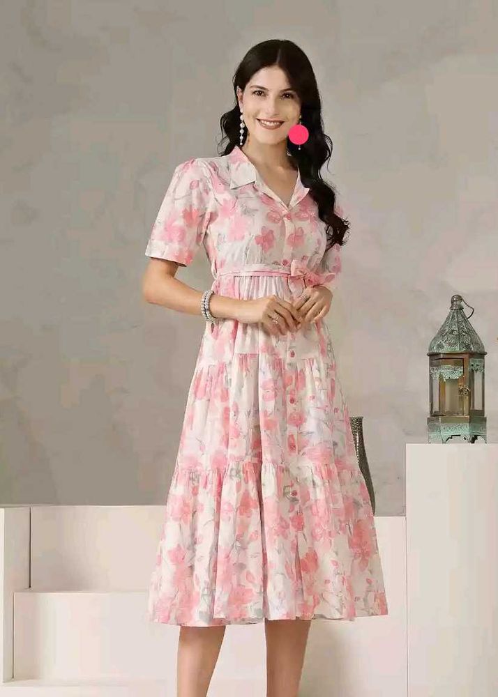 Floral Print Midi Dress