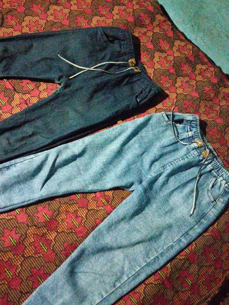 Combo Of Two Joggers Fit Jeens