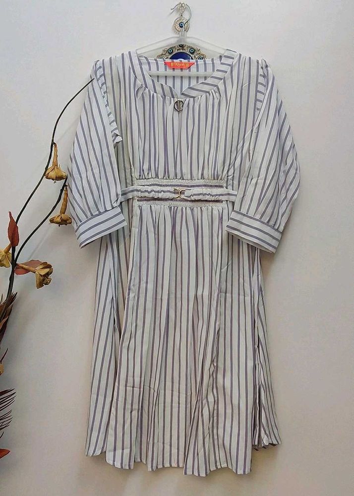 Striped Casual Dress