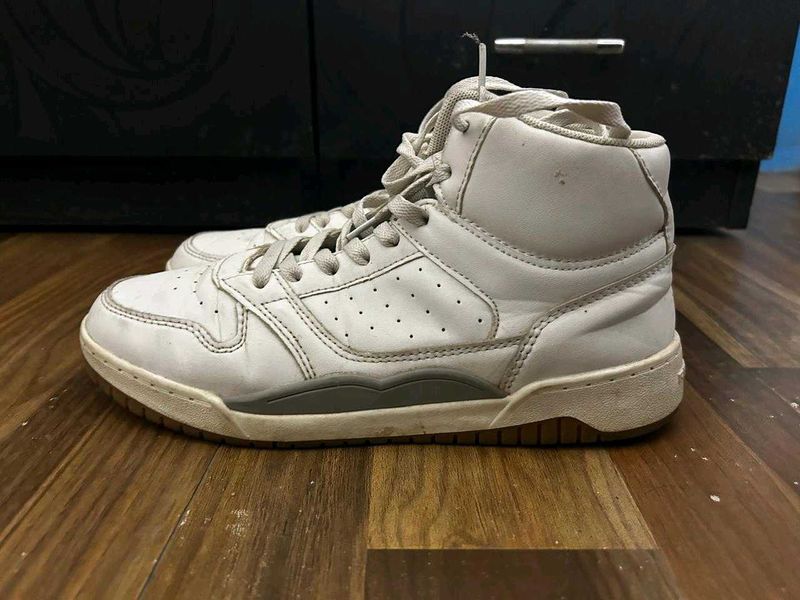 Red Tape White High Top Sneakers