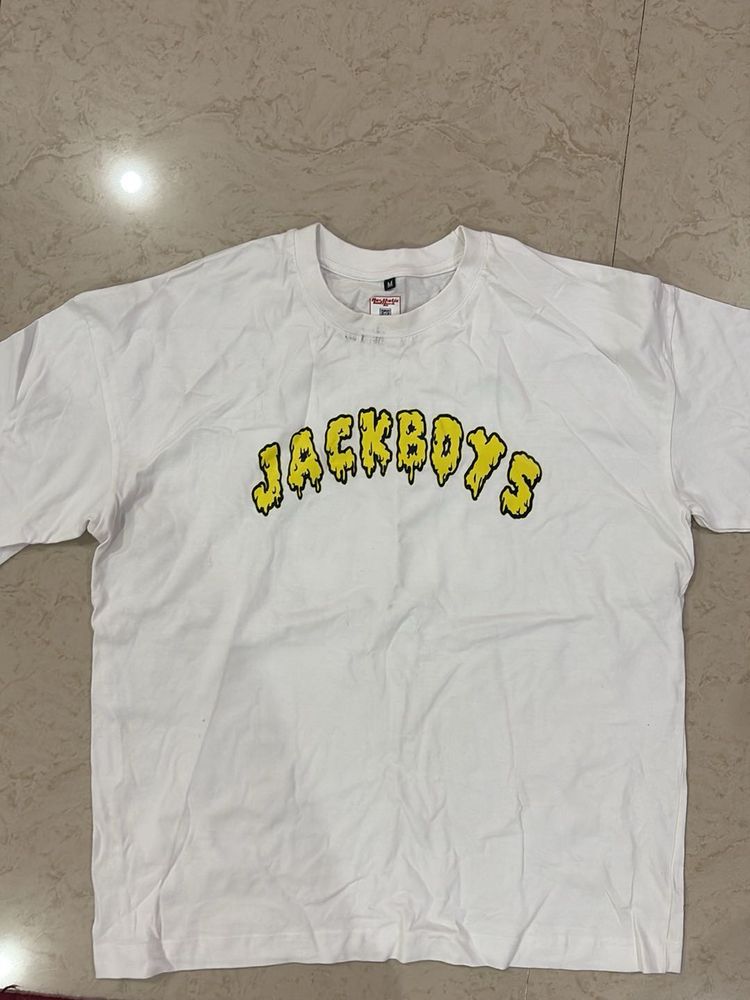 Jackboys White Oversized T-Shirt